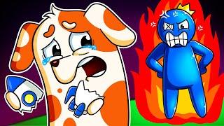 RAINBOW FRIENDS, But BLUE is ANGRY because HOO DOO BROKE his toy?! | Hoo Doo Rainbow Animation