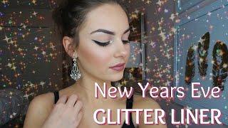 New Years Eve Look! GLITTERY WING LINER - Emily Jean