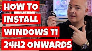 How To Fresh Install Windows 11 24H2 Including WiFi LAN & Bypass Microsoft Account