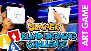 ART GAME: Summer Blind Drawing Challenge!