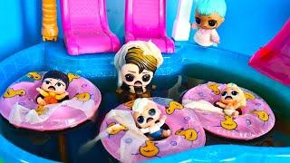 GET OUT QUICKLY! THE WATER IS POISONED! Kids LOL SURPRISE in kindergarten dolls CARTOONS DARINELKA