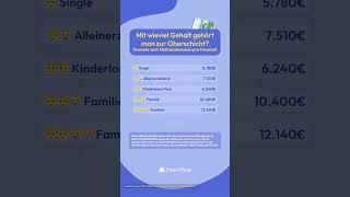 Mit diesem Verdienst gehört man zur Oberschicht  #oberschicht