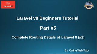 Learn Laravel 8 Beginners Tutorial #5 - Routing in Laravel 8 #1