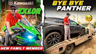 Bye Bye Panther  Welcome New Family Member Kawasaki ZX 10R | Delivery