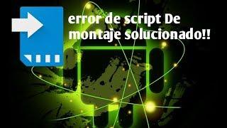 Error script de montaje link2SD solucionado 2018!!