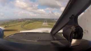 Oxford to Cardiff Training flight footage