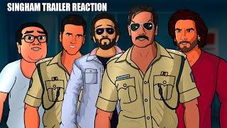 Singham Again Trailer Reaction ft. Singham, suryavanshi and babubhaiya