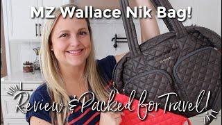 MZ WALLACE | NIK Review, On the Body & What's In My Travel Bag! | GatorMOM