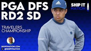 PGA Round 2 Showdown - Travelers Championship | 6/20/25 | DraftKings DFS Picks, Plays and Process