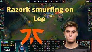 Fnatic Razork is lee sin god