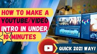 Make Animated Video Intro/Outro for YouTube FAST in Under 10 Minutes