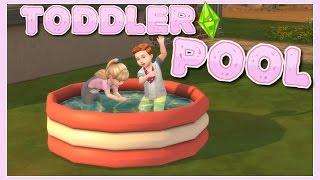 The Sims 4 / TODDLER POOL MOD REVIEW | Functional Custom Content