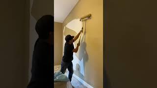 20sec to paint a wall with a 18in roller