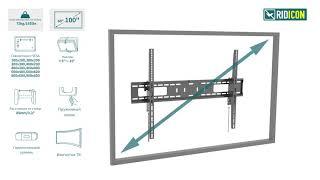 Ridicon T854. Установка и особенности наклонного кронштейна Ridicon T854