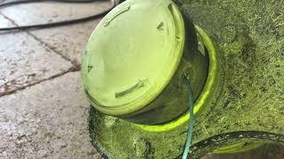 How to replace the line on a Ryobi One+ 18v Line Trimmer