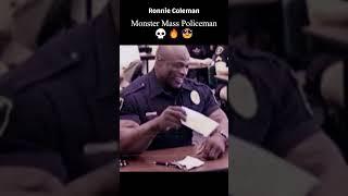 Ronnie Coleman Big Builder Policeman #shorts #fitness #motivation #ronniecoleman #respect