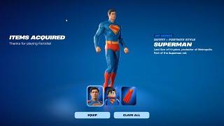 How to Get SUPERMAN SKIN *NOW* in Fortnite! (EARLY)