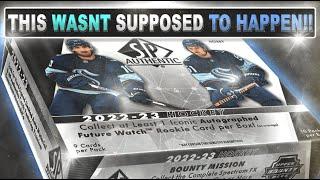 THIS WASNT SUPPOSED TO HAPPEN!! - 22/23 Upper Deck SP Authentic Hobby Box - Hockey Card Break