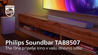 Philips Soundbar TAB8507 -  The One pripelje kino v vašo dnevno sobo