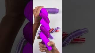 Creating with Satisfying mini POP-TUBE #diy #satisfyingvideos#relaxing #creative #insideout #oddasmr