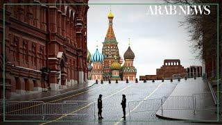 Coronavirus: Images of empty Moscow streets under lockdown