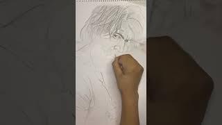 Drawing Of KGF Chapter 2 || Salam Rocky Bhai || #shorts #yash #arts