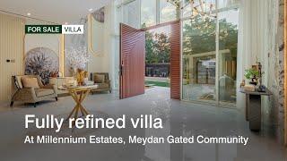 Fully refined luxury villa at Millennium Estates, Meydan Gated Community | haus & haus