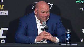 UFC 269: Dana White Post-Fight Reaction