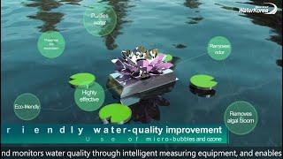 SWIQ platform : Smart system removes algae and improves water quality