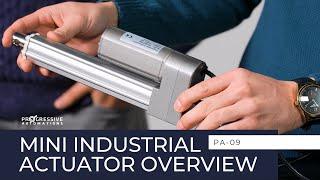 Mini Industrial Linear Actuator | PA-09 Product Overview | Progressive Automations