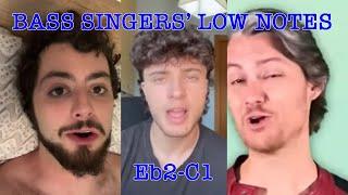 Bass Singers’ Low Notes Compilation [Eb2-C1]