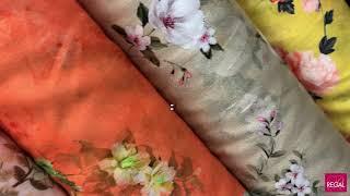 Latest cotton fabrics collection | Floral collection | Cotton voile | Cotton satin | Lawn cotton