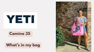 What’s in my bag : Yeti Camino 35 in PINK