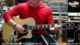 Gibson Songwriter Deluxe Studio EC Acoustic Guitar Demo - Richie Stopforth @ PMTV