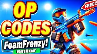 ALL NEW *SECRET CODES* IN ROBLOX FOAM FRENZY (new codes in roblox foam frenzy) NEW
