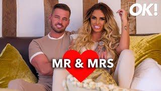 Katie Price and Carl Woods play Mr & Mrs with OK! Magazine