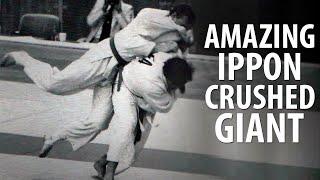 Amazing Ippon Crushed a Giant Judoka. Angelo Parisi - 1980 Moscow Olympics