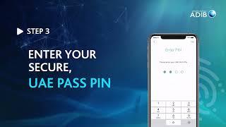 ADIB Mobile App - Sign in with your UAE pass