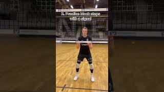 How to be a fast Middle Blocker in Volleyball  #volleyball #shorts