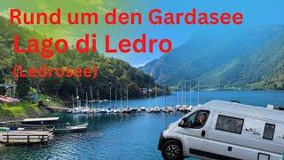 Stellplatz / Campingplatz Pieve Ledrosee - Lago di Ledro Gardasee Rundreise Wohnmobil