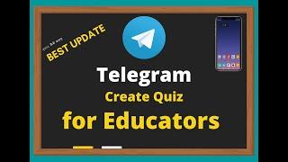 Telegram Quiz | How to create quiz in Telegram | AppInstall | 2020