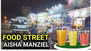 Food Street of Aisha Manzil Karachi  Pakistan StreetFood