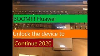 BOOM!!! Huawei Y7 2019 DUB-LX1.Remove Google Account,Bypass FRP. Unlock the device to Continue 2020