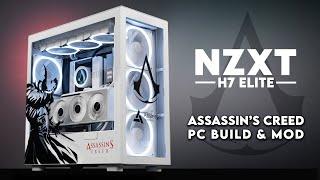 The Real Animus?! | NZXT H7 Elite Gaming PC Build | Assassin's Creed Mod |  Whiteout Desk Setup