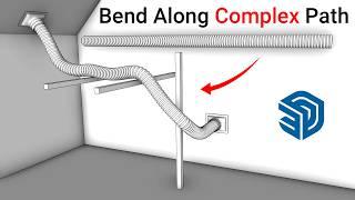 Bend Objects Along Complex Path In SketchUp