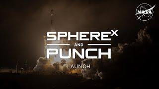 SPHEREx and PUNCH Launch (Official NASA Broadcast)