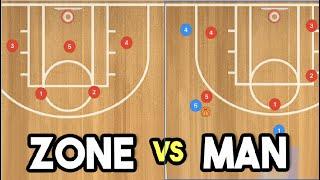 Difference Between Zone Defense vs Man To Man Defense