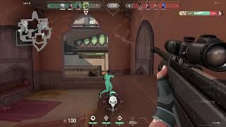 VALORANT : 3v1 and hope WTF