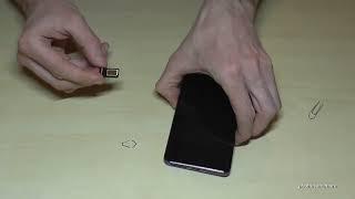 Samsung Galaxy A53 5G: How to insert the microSD card. Installation of the micro SD