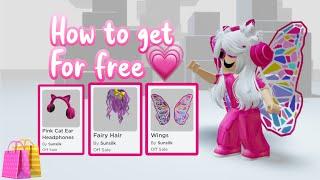 How to get free items on  Sunsilk Event! (Roblox) ️